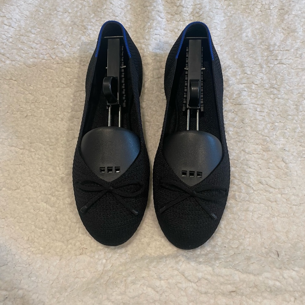 Rothy’s Black Bow-tie Flats